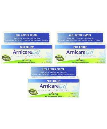 Boiron Arnicare Gel Pain Relief Unscented 2.6 oz (75 g)