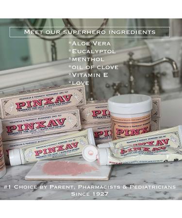 PINXAV Healing Cream 4 OZ - Fast Relief for Diaper Rash, Eczema, Chafing, Bed Sores, Acne, Minor Cuts & Burns - Buy Online on GoSupps.com