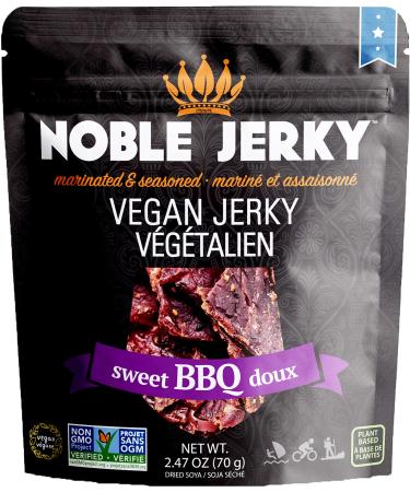 Noble Jerky Vegan Jerky Sweet BBQ Doux 2.47 oz (70 g)
