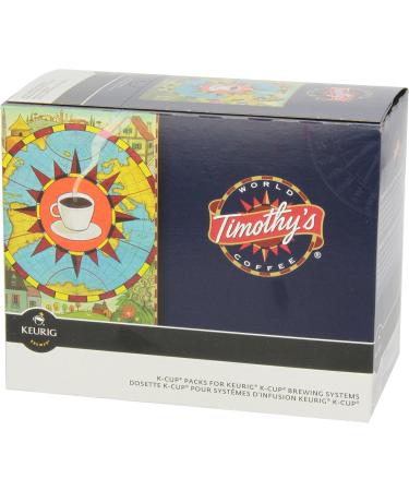 Timothy's World Coffee French Roast K-Cup Portion Pack for Keurig Brewers 96-Count - Buy Online on GoSupps.com