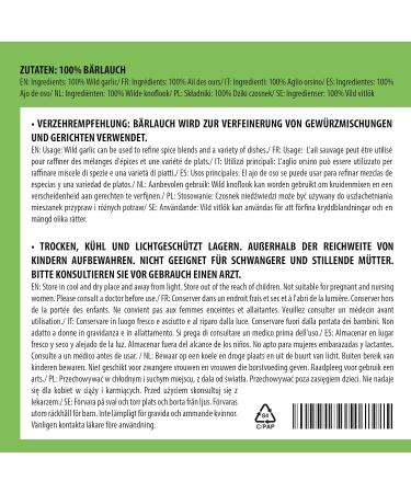 Buy Bear Garlic 250g - Dried Wild Garlic Leaves 100% Natural No Additives - Premium Quality - Buy Online on GoSupps.com