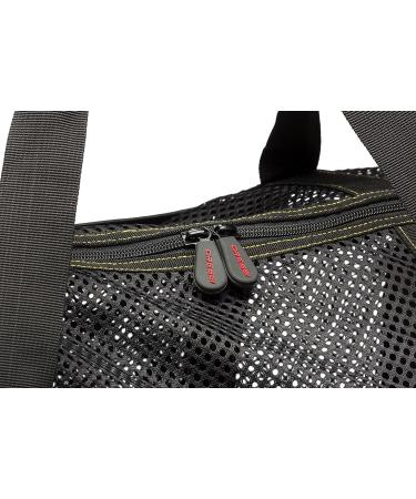Cressi Strong Foldable Mesh Duffle Bag for Scuba Diving & Snorkeling Equipment - Crete | Black/Yellow | Italy Design - Buy Online on GoSupps.com