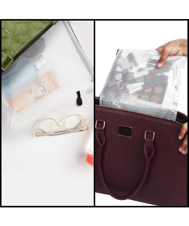 Buy Belle Vous Large Transparent Plastic Document Bag - 15-Pack A4 Zip Folder Waterproof Travel Organizer for Documents - Buy Online on GoSupps.com