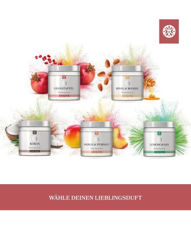 Lowell 500g Sea Salt Body Peeling Scrub with Jojoba Oil & Pomegranate - Nourishing Shower & Sauna Exfoliant - 1 Pack - Buy Online on GoSupps.com