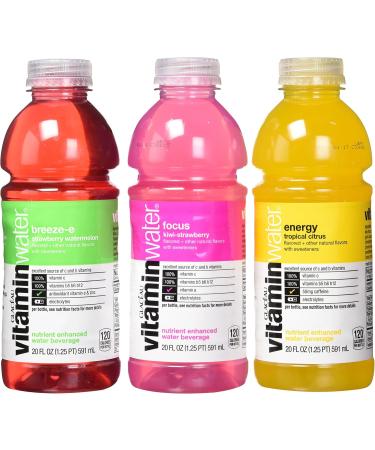 Glaceau VitaminWater Variety Bottles Pack 20 400 fl. Oz - Buy Online on GoSupps.com