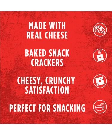 Cheez-It Crunch Sharp White Cheddar 191 Grams & Baked Snack Crackers Extra Cheesy Flavour 200 gram Sharp White Cheddar + Crackers Extra Cheesy - Buy Online on GoSupps.com