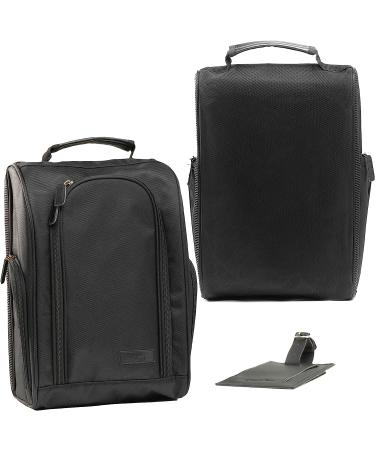 Athletico Executive Golf Shoe Bag with Luggage Tag - Premium Zippered Carrier for Men and Women - Buy Online on GoSupps.com