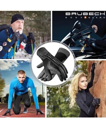 Shop Brubeck Thin Undertaking Gloves GE10010A & Warming Merino Wool GE10020 for Men & Women - Black S/M - International Shipping Available - Buy Online on GoSupps.com