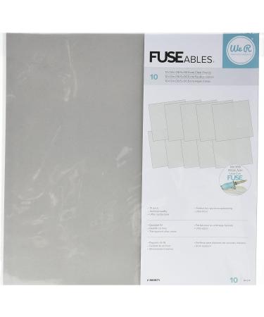 10 Piece We R Memory Keepers Fuseables Clear Sheets 12x12 Pack - Buy Online on GoSupps.com