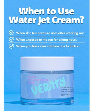 Buy VERTTY Tea Tree XYLITOL Hydrating Facial Cream | Cooling & Moisturizing Water Cream for Teens & Kids | Non-Comedogenic Redness Relief | Long-lasting Hydration (2oz - Buy Online on GoSupps.com