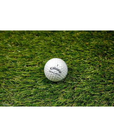 24 Recycled Clean Green Callaway ERC Triple Track Golf Balls - Bulk Mix in Good Condition with Mesh Carrying Bag - Cheap Golf Balls for Men - Buy Online on GoSupps.com