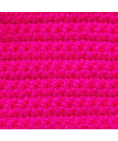 Caron Simply Soft Solids Yarn 6oz | Neon Pink | 100% Acrylic | Machine Wash & Dry | Gauge 4 Medium - Buy Online on GoSupps.com