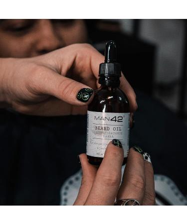 MAN42 Beard Oil - Nourishing 50ml Beard Oil for Healthy Beard Care | International Shipping - Buy Online on GoSupps.com