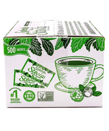 SPLENDA Naturals Stevia Sweetener Packets - 500 Count, No Calorie, 35.27 oz - Buy Online on GoSupps.com