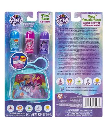 Townley Girl My Little Pony Flavoured Vegan Lip Balm Set for Kids - 3 Piece Makeup Set for Parties and Sleepovers - Buy Online on GoSupps.com