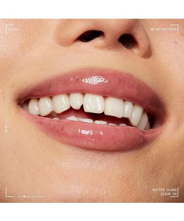 NYX Butter Gloss Sugar Glass (Clear) - Non-Sticky Lip Gloss Set of 3 - Buy Online on GoSupps.com