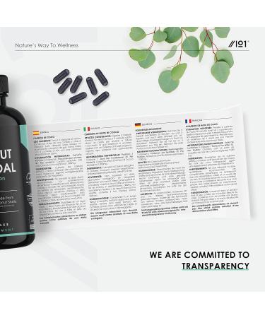 Activated Coconut Charcoal 1000mg | Made from Thai Coconut Shells | for Bloating & Gas Digestion & Flatulence Natural Relief | Vegan & Keto Friendly Supplement | 120 Capsules 1 count (Pack of 120) - Buy Online on GoSupps.com