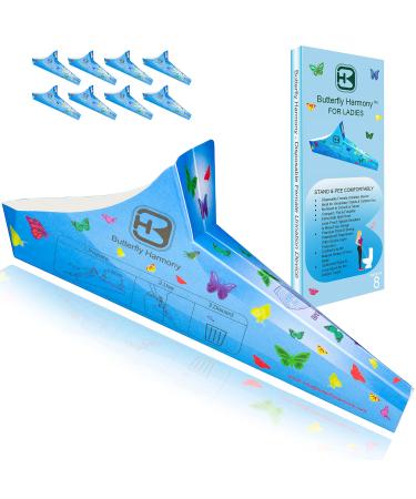 Butterfly Harmony S3 (8-20 Funnels) Disposable Paper Female Urination Device, Women Urinals Portable, Toilet Funnel Urinal for Camping Hiking, Pee Urine Devices for Travel She Girl Woman - Buy Online on GoSupps.com