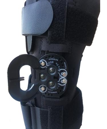 Knee Brace Stabilizer & Compression Sleeve with Hinges - Medium Support for Injury Recovery & Prevention | L1832/L1833 - Buy Online on GoSupps.com