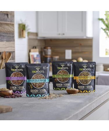 TruRoots Organic Quinoa, Brown Rice & Lentil Blend - Quick Cook 8.5 oz, Pack of 8, USDA Organic, Non-GMO - Buy Online on GoSupps.com