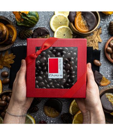 Rita Farhi Dark Chocolate Coated Coffee Beans in a Luxury Gift Box 200g - New Palm Oil Free Recipe Dark Chocolate Coffee Beans - Buy Online on GoSupps.com