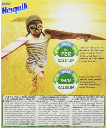 Nestl Nesquik - Cereal Bar - 1 x 6 Bars of 25 g - Buy Online on GoSupps.com