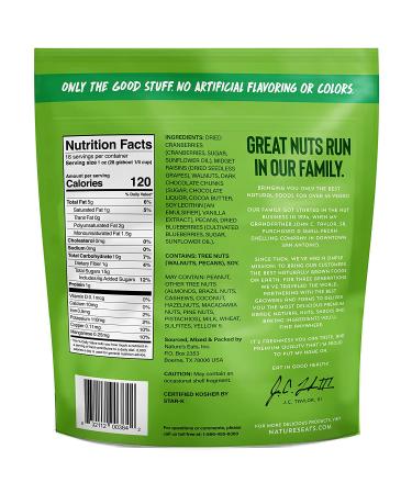 Nature's Eats Hearty Trail Mix with Chocolate - 16 oz - Buy Online on GoSupps.com