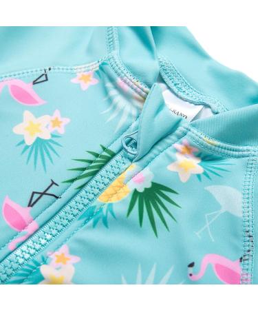 Bonverano Baby Girls UPF 50+ Sunsuit with Sun Cap - Blue Pineapple, 18-24 Months - Buy Online on GoSupps.com