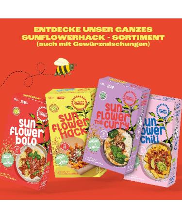 Buy Organic Sunflower Bolognese Meat with Spice Mix - 131g (Pack of 2) | Healthy Vegan Alternative - International Shipping Available - Buy Online on GoSupps.com