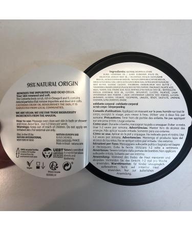 Natura Ekos Castanha Peeling Body Butter - 100% Vegan Exfoliating Moisturizer for Radiant Skin - 200g - Buy Online on GoSupps.com