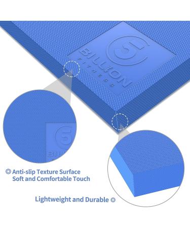 5BILLION XL Foam Balance Pad for Physical Therapy & Yoga - Non-Slip Exercise Pad for Fitness & Stability Workouts - Blue, Large Size (19.6 x 15.7 x 2.4) - Buy Online on GoSupps.com