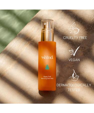 whind Oasis Veil Reviving Glow Facial Mist with Hyaluronic Acid & Vitamin C Moisturising Face Mist Setting Spray for Hydration and Glow 50ml - Buy Online on GoSupps.com