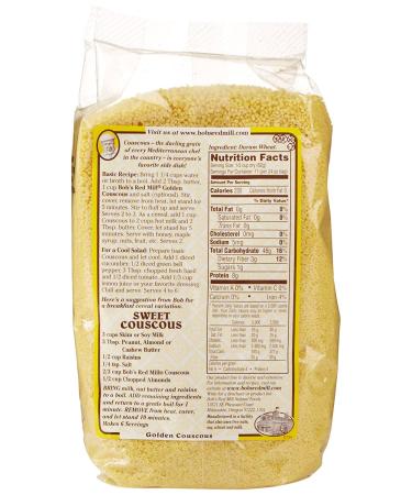 Buy Bob's Red Mill Golden Couscous 24 oz | Nutritious, Versatile & Gluten-Free - Buy Online on GoSupps.com