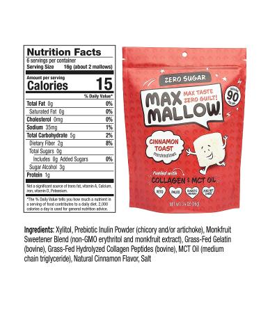 Max Sweets Snacks Low Carb Keto Variety Pack - Max Mallows, Diabetic Diet Friendly, Gluten Free, Soy Free, Zero Sugar, Non-GMO - 6 Pack (20.3 oz) - Buy Online on GoSupps.com