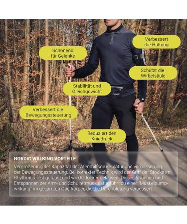 Premium Nordic Walking Poles - Lightweight High Quality & Carrying Bag Included - Best International Shipping - Buy Online on GoSupps.com