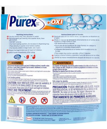 Purex 4-in-1 + OXI Laundry Detergent Pacs Fresh Morning Burst 56ct - Pack of 1 - Buy Online on GoSupps.com