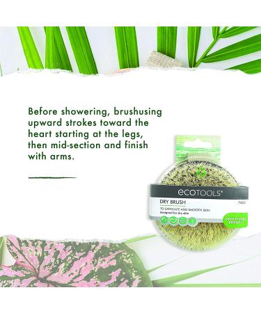 EcoTools Dry Body Brush - Enhance Your Skincare Routine & Boost Circulation - Buy Online on GoSupps.com