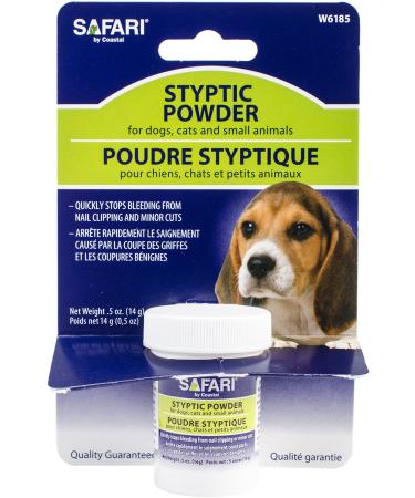 Safari Styptic Powder for Dogs Cats and Small Animals  .5 oz (14 g)