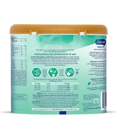 Enfamil Reguline Baby Formula with Omega-3 DHA & Probiotics | Soft Stools & Immune Support | 19.5 oz (Pack of 4) - Buy Online on GoSupps.com