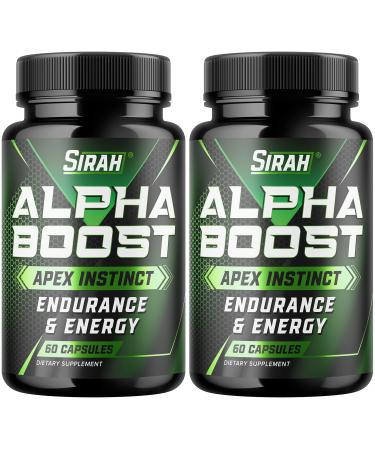 Testosterone Booster for Men - Male Enhancing Supplement - Test Booster for Endurance, Drive, Stamina, Strength, Size, Libido & Lean Muscle Growth - Supports Healthy Blood Circulation - 120 Pills - Buy Online on GoSupps.com