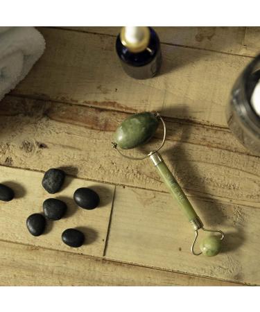 Jade Roller for Face - Authentic Jade Stone Massager for Lymphatic Drainage & Facial Beauty - Buy Online on GoSupps.com
