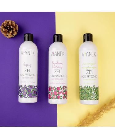 VIANEK Soothing Cream Shower Gel Vegan Natural Cosmetics for Men and Women Size 300 ml - Buy Online on GoSupps.com