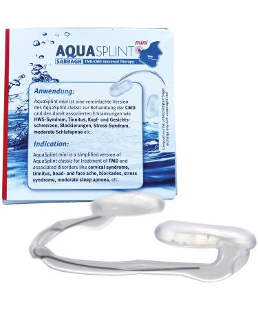 AquaSplint mini self-adjusting bite splint thin bite splint filled with water for the treatment of CMD syndrome