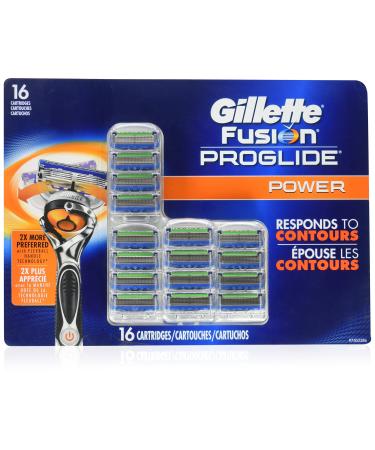 Fusion ProGlide Power Refill Razor Replacement Cartridges 16 Count