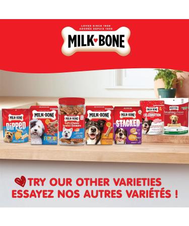 Milk-Bone Dipped Biscuits Dog Treats Baked with Real Peanut Butter 340g Bags (Pack of 4) Peanut Butter 340g (Pack of 4) - Buy Online on GoSupps.com