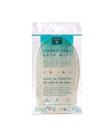 Earth Therapeutics Loofah Sisal Bath Mitt - Exfoliating Shower Glove for Smooth Skin - Buy Online on GoSupps.com
