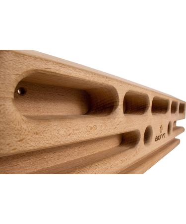eGUrre Hangboard Climbing Board - Premium Basati Wooden Fingerboard for Strength Training & Climbing Fitness - Buy Online on GoSupps.com
