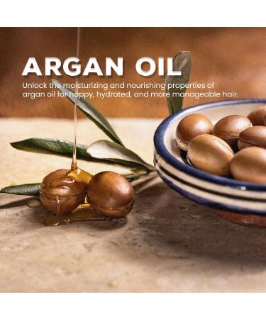 MOEHAIR Hi-Vibes Argan Oil Moisturizing Shampoo | Vegan Paraben & Sulfate Free | Hydrates Nourishes & Repairs Hair | Infused with Sunflower & Avocado Oil | 16.9 Oz - Buy Online on GoSupps.com