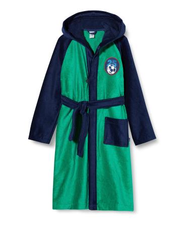 Schiesser Boys Terry Cloth Baby and Toddler Bathrobe 92 Green
