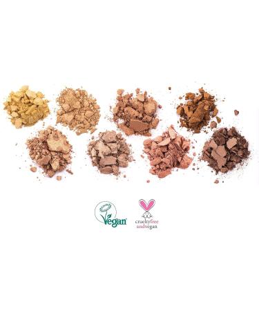 Luvia Cosmetics Professional "Prime Glow" Makeup Highlighter Palette - For All Skin Types - 8 Exclusive Brilliant Powder Colors - Vegan/No Tested on Animals - Buy Online on GoSupps.com